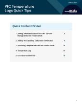 VFC Temperature Logs Quick Tips